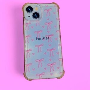 Pink Bow iPhone 14 Case